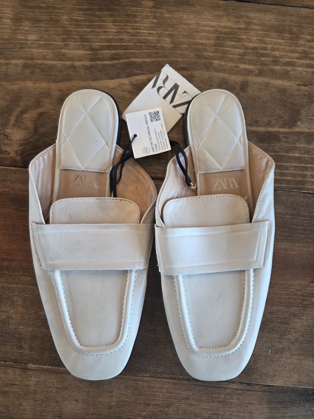 Zara New With Tag Slide Loafers